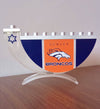 Denver Broncos Football Menorah for Hanukkah