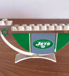 New York Jets Menorah for Hanukkah - Sports Football Menorah - Limited Edition