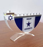 Dallas Cowboys Menorah - Sports Menorahs for Hanukkah
