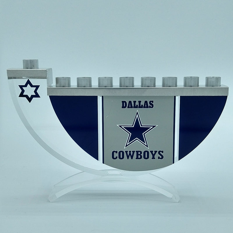 Cowboys Sports Menorah for Hanukkah