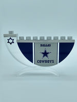 Dallas Cowboys Menorah - Sports Menorahs for Hanukkah