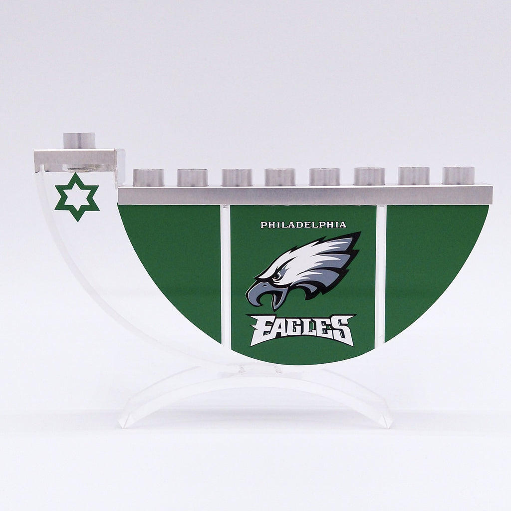 Philadelphia Eagles Menorah for Hanukkah - Sports Football Menorah - Limited Edition