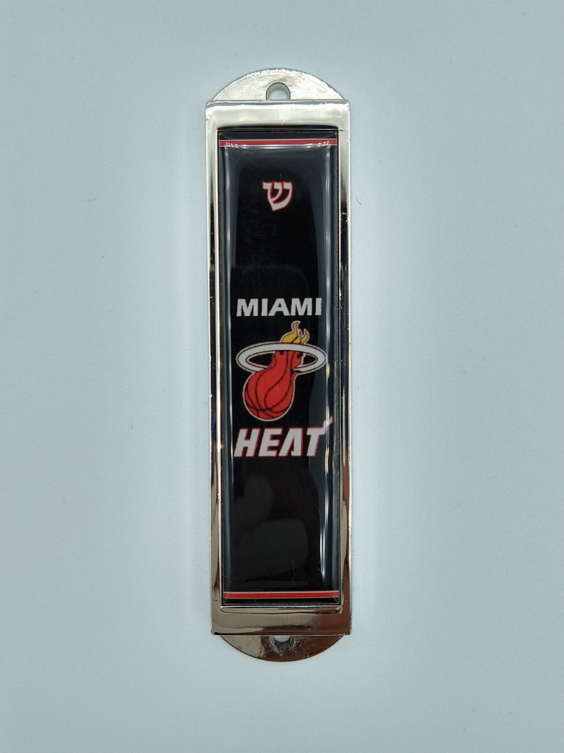 Miami Heat Mezuzah - Sports Teams Mezuzahs - Sports Teams Kippahs - SMZ 22 Miami Heat