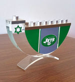 Jets Menorah for Hanukkah