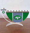 Jets Menorah for Hanukkah