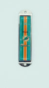 Miami Dolphins Mezuzah - Sports Teams Mezuzahs - Sports Teams Kippahs - SMZ 52 Miami Dolphins