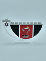 Miami Basketball Team Menorah for Hanukkah - Miami Menorah