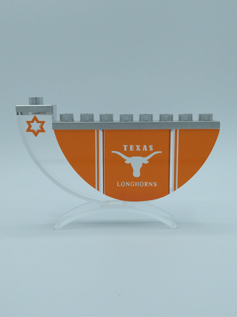 Longhorns Menorah for Hanukkah - University of Texas Longhorns Menorah